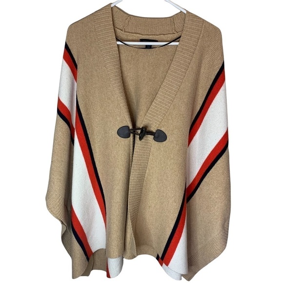 Tommy Hilfiger Poncho Wrap Shawl Women’s Shrug One Size - Picture 1 of 8